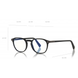 Tom Ford - Occhiali da Vista Rotondi Ottici - Nero - FT5583-B - Occhiali da Vista - Tom Ford Eyewear