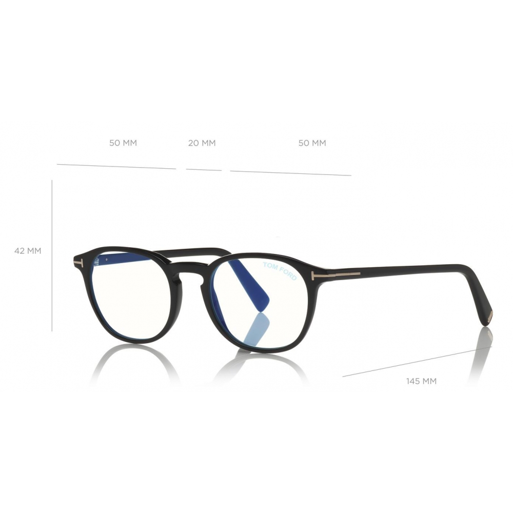 Tom Ford - Round Optical Glasses - Black - FT5583-B - Optical Glasses ...