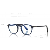 Tom Ford - Round Optical Sunglasses - Blue - FT5583-B - Sunglasses - Tom Ford Eyewear