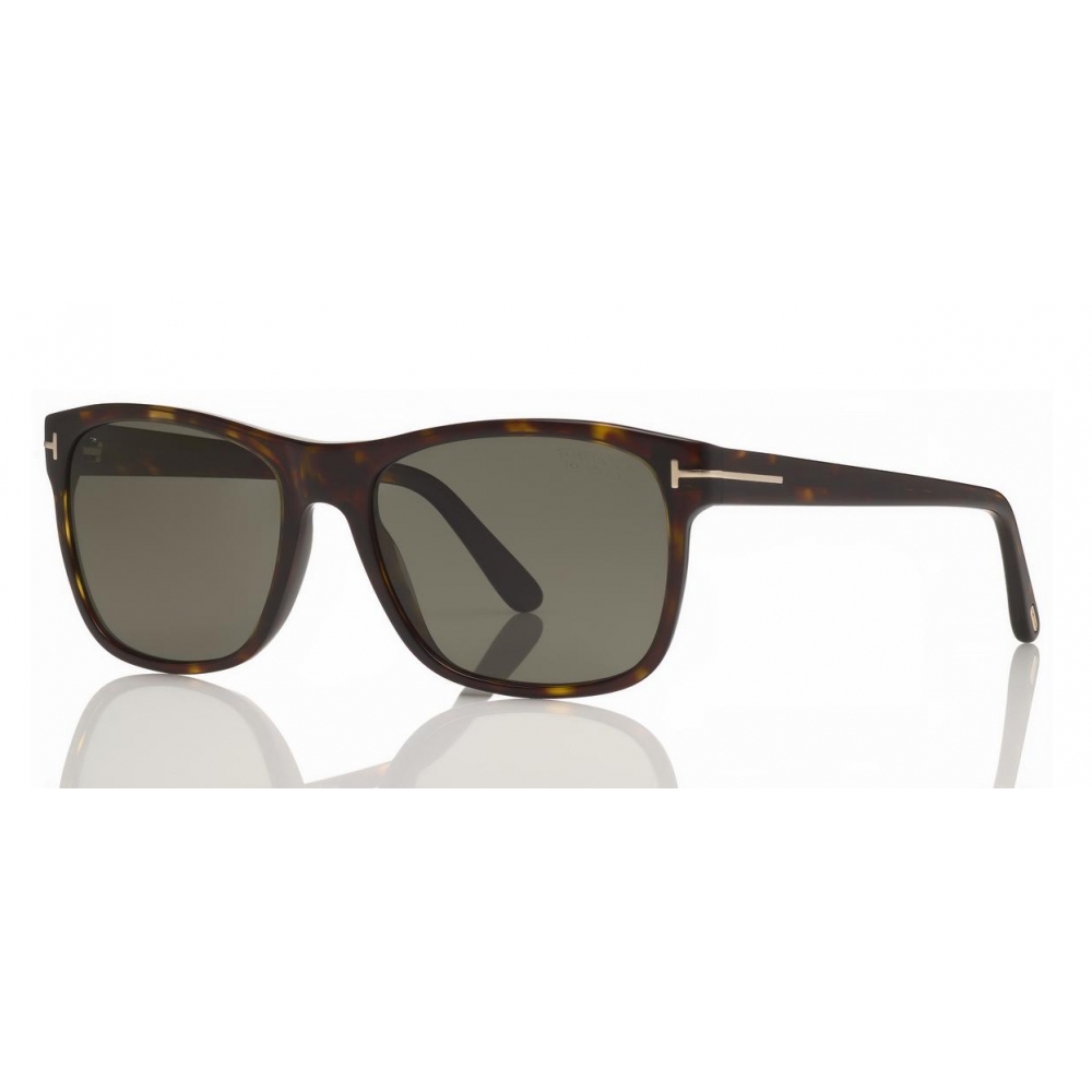 Tom Ford - Polarized Giulio Sunglasses - Soft Squared Sunglasses - Dark