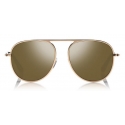 Tom Ford - Jason Sunglasses - Occhiali da Sole Stile Pilota - Marroni - FT0621 - Occhiali da Sole - Tom Ford Eyewear