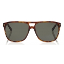 Tom Ford - Polarized Shelton Sunglasses - Square Sunglasses - Havana Smoke - FT0679-P - Sunglasses - Tom Ford Eyewear