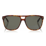 Tom Ford - Polarized Shelton Sunglasses - Square Sunglasses - Havana Smoke - FT0679-P - Sunglasses - Tom Ford Eyewear