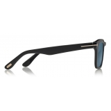 Tom Ford - Polarized Dax Sunglasses - Occhiali Quadrati in Acetato - Nero - FT0751-P - Occhiali da Sole - Tom Ford Eyewear