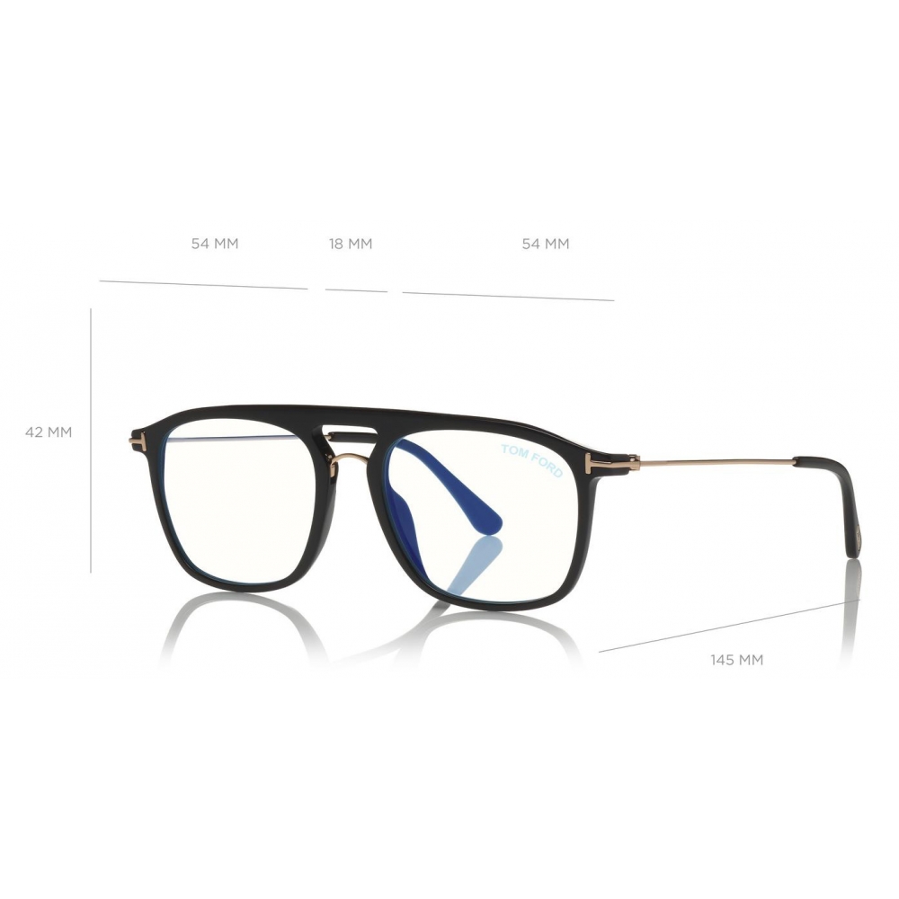 Tom Ford - Square Optical Glasses - Black - FT5588-B - Optical Glasses ...