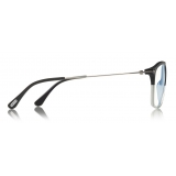 Tom Ford - Occhiali da Vista Quadrati Ottici - Nero Cristallo - FT5588-B - Occhiali da Vista - Tom Ford Eyewear