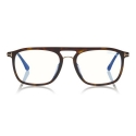 Tom Ford - Occhiali da Vista Quadrati Ottici - Avana Scuro - FT5588-B - Occhiali da Vista - Tom Ford Eyewear