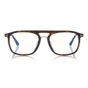 Tom Ford - Square Optical Glasses - Dark Havana - FT5588-B - Optical Glasses - Tom Ford Eyewear