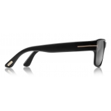 Tom Ford - Mason Polarized Sunglasses - Occhiali Quadrato in Acetato - Nero - FT0445P - Occhiali da Sole - Tom Ford Eyewear