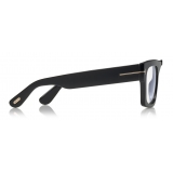 Tom Ford - Fausto Optical Glasses - Square Acetate Glasses - Black - FT5634-B - Optical Glasses - Tom Ford Eyewear