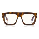 Tom Ford - Fausto Optical Glasses - Acetate Optical Glasses - Dark Havana - FT5634-B - Optical Glasses - Tom Ford Eyewear