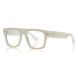 Tom Ford - Fausto Optical Glasses - Acetate Glasses - Palladium - FT5634-B - Optical Glasses - Tom Ford Eyewear