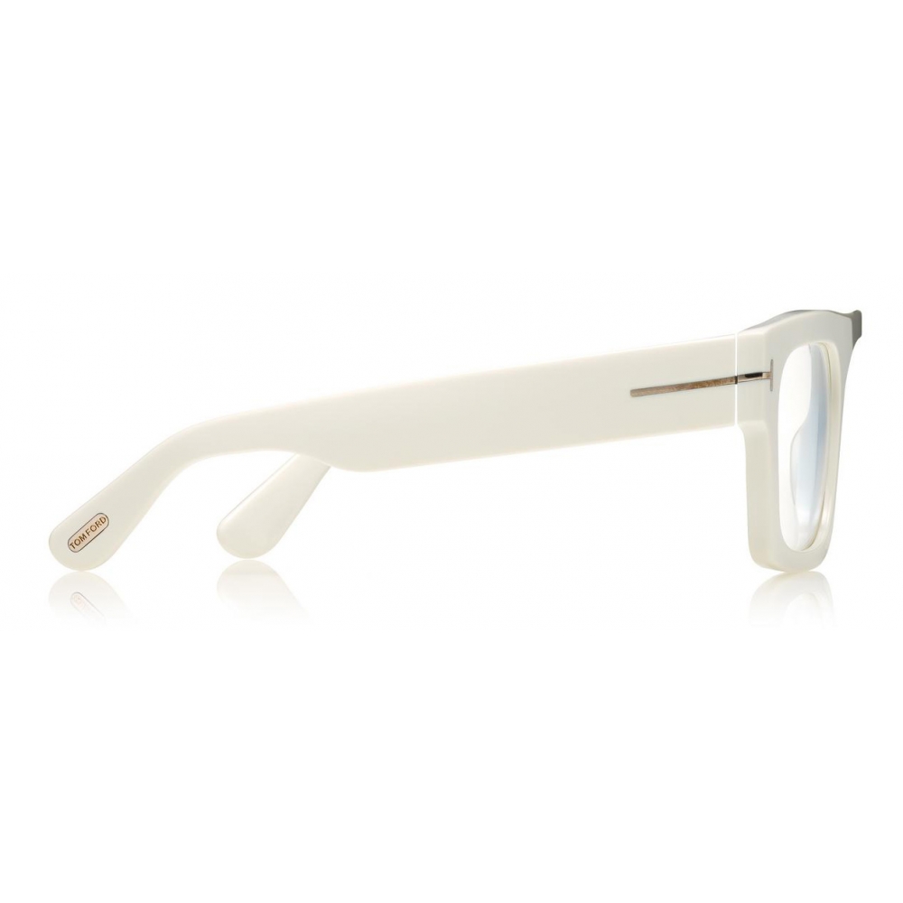 Tom Ford - Fausto Optical Glasses - Acetate Glasses - Palladium - FT5634-B  - Optical Glasses - Tom Ford Eyewear - Avvenice