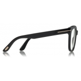 Tom Ford - Large Optical Glasses - Square Acetate Glasses - Black - FT5537-B - Optical Glasses - Tom Ford Eyewear