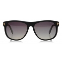 Tom Ford - Olivier Soft Square Polarized Sunglasses - Square Sunglasses - Black - FT0236P - Sunglasses - Tom Ford Eyewear