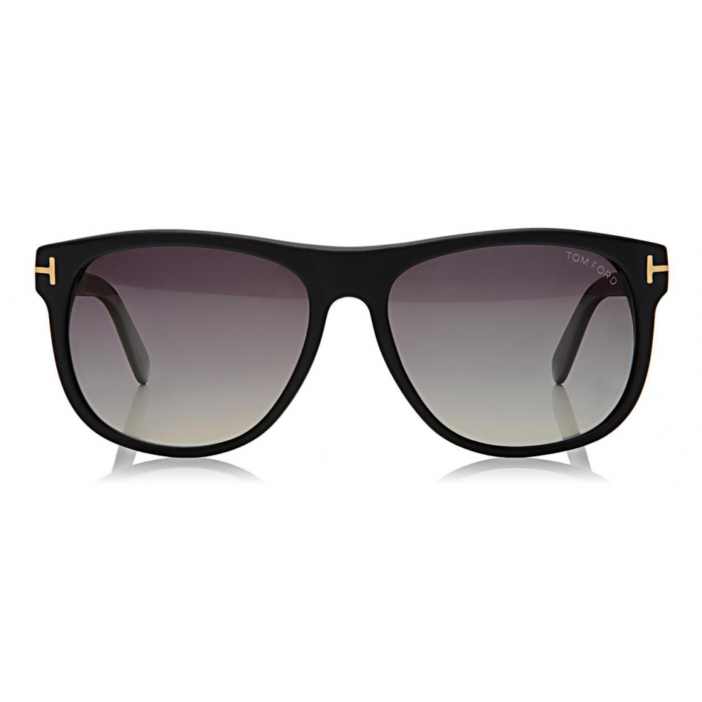 Tom Ford - Olivier Soft Square Polarized Sunglasses - Square Sunglasses -  Black - FT0236P - Sunglasses - Tom Ford Eyewear - Avvenice