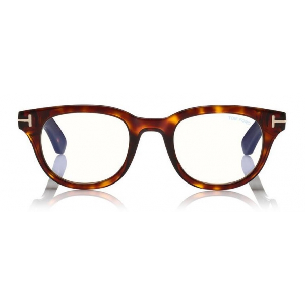 Tom Ford - Optical Glasses - Occhiali Ottici Rettangolari - Avana Scuro - FT5558-B - Occhiali da Vista - Tom Ford Eyewear
