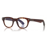Tom Ford - Optical Glasses - Occhiali Ottici Rettangolari - Avana Scuro - FT5558-B - Occhiali da Vista - Tom Ford Eyewear