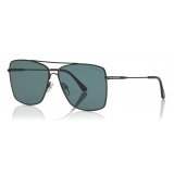 Tom Ford - Magnus Sunglasses - Navigator Shape Sunglasses - Black - FT0651 - Sunglasses - Tom Ford Eyewear
