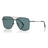 Tom Ford - Magnus Sunglasses - Occhiali da Sole Forma di Navigatore - Nero - FT0651 - Occhiali da Sole - Tom Ford Eyewear