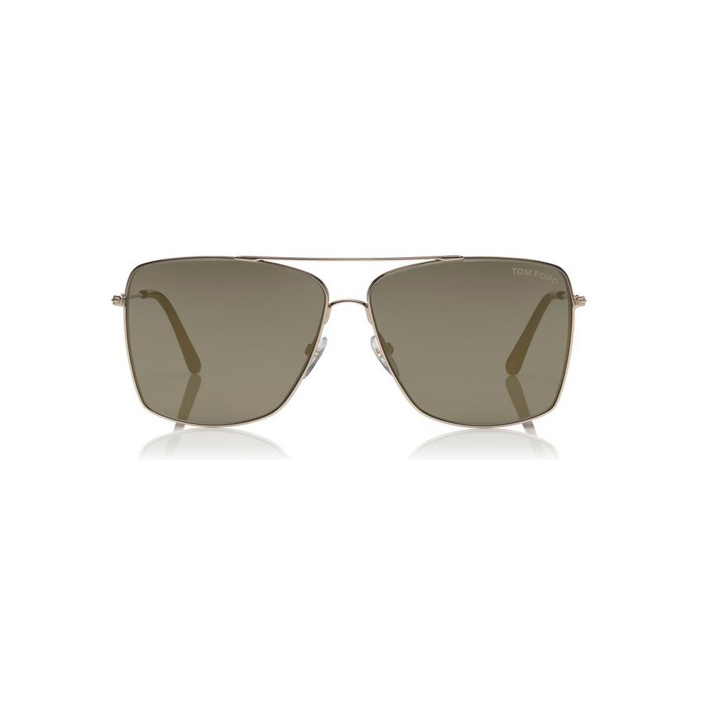 Tom Ford - Magnus Sunglasses - Navigator Shape Sunglasses - Gold Black ...