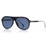 Tom Ford - Polarized Nicholai Sunglasses - Occhiali da Sole Stile Pilota - Nero - FT0624-P - Occhiali da Sole - Tom Ford Eyewear