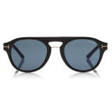 Tom Ford - Round Opticals Sunglasses - Round Optical Sunglasses - Black - FT5533-B - Sunglasses - Tom Ford Eyewear
