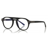 Tom Ford - Round Opticals Sunglasses - Round Optical Sunglasses - Black - FT5533-B - Sunglasses - Tom Ford Eyewear