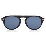 Tom Ford - Round Opticals Sunglasses - Occhiali Rotondi Ottici - Nero - FT5533-B - Occhiali da Sole - Tom Ford Eyewear