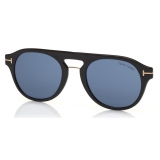 Tom Ford - Round Opticals Sunglasses - Occhiali Rotondi Ottici - Nero - FT5533-B - Occhiali da Sole - Tom Ford Eyewear