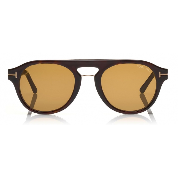 Tom Ford - Round Opticals Sunglasses - Round Optical Sunglasses - Dark Havana - FT5533-B - Sunglasses - Tom Ford Eyewear