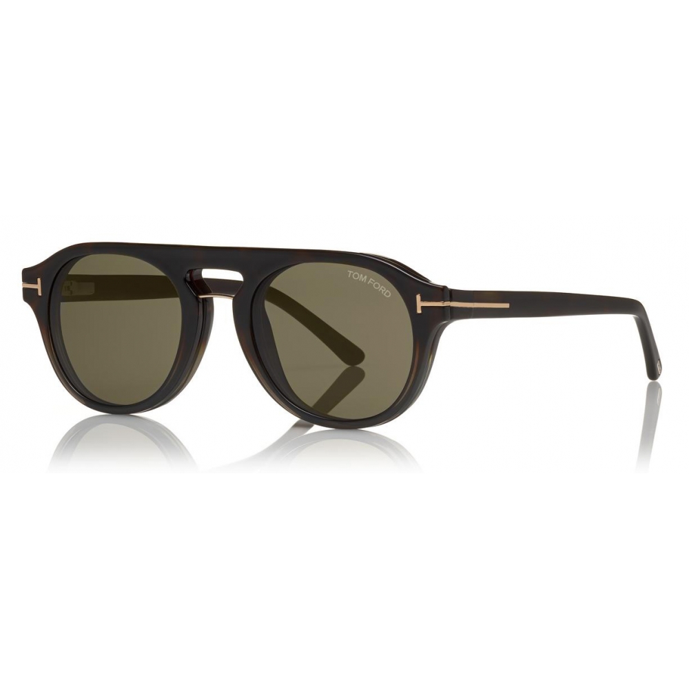 Tom Ford - Round Opticals Sunglasses - Round Optical Sunglasses - Grey ...