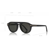 Tom Ford - Round Opticals Sunglasses - Round Optical Sunglasses - Matte Black - FT5533-B - Sunglasses - Tom Ford Eyewear