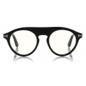 Tom Ford - Christopher Optical Glasses - Round Acetate Glasses - Black - FT0633-O - Optical Glasses - Tom Ford Eyewear