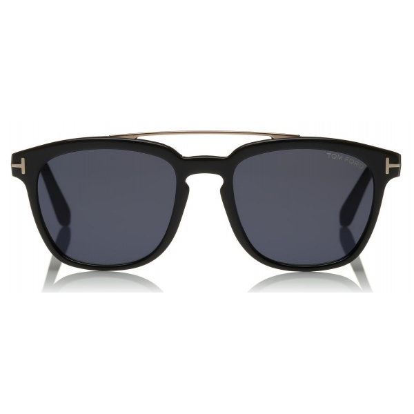 Tom Ford - Holt Sunglasses - Square Acetate Sunglasses - Black - FT0516 - Sunglasses - Tom Ford Eyewear