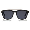 Tom Ford - Holt Sunglasses - Occhiali da Sole Quadrati in Acetato - Nero - FT0516 - Occhiali da Sole - Tom Ford Eyewear