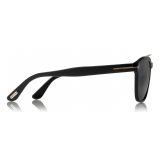 Tom Ford - Holt Sunglasses - Occhiali da Sole Quadrati in Acetato - Nero - FT0516 - Occhiali da Sole - Tom Ford Eyewear