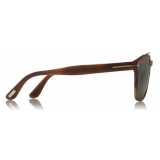 Tom Ford - Holt Sunglasses - Square Acetate Sunglasses - Blonde Havana - FT0516 - Sunglasses - Tom Ford Eyewear