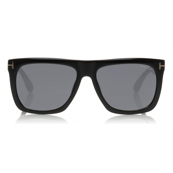 Tom Ford - Morgan Sunglasses - Occhiali Quadrati in Acetato - Nero Furmo - FT0513 - Occhiali da Sole - Tom Ford Eyewear