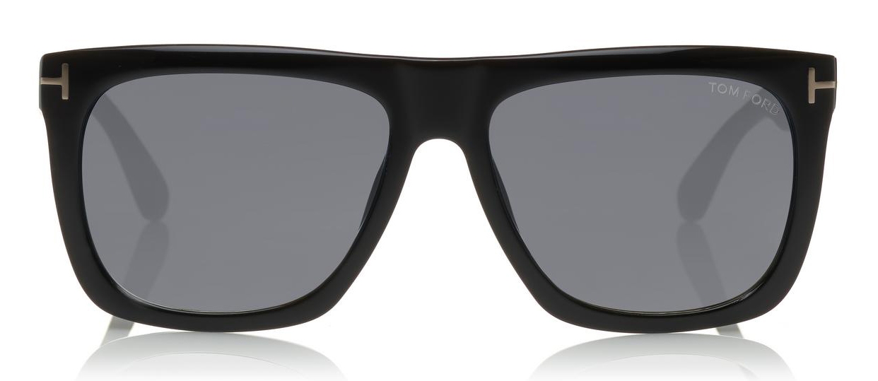Tom Ford - Morgan Sunglasses - Squared Acetate Sunglasses - Black Smoke -  FT0513 - Sunglasses - Tom Ford Eyewear - Avvenice