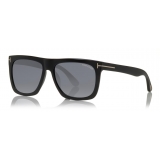 Tom Ford - Morgan Sunglasses - Occhiali Quadrati in Acetato - Nero Furmo - FT0513 - Occhiali da Sole - Tom Ford Eyewear