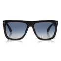 Tom Ford - Morgan Sunglasses - Occhiali Quadrati in Acetato - Nero Blu - FT0513 - Occhiali da Sole - Tom Ford Eyewear