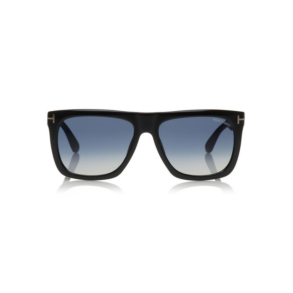 Tom Ford - Morgan Sunglasses - Squared Acetate Sunglasses - Black Blue -  FT0513 - Sunglasses - Tom Ford Eyewear - Avvenice