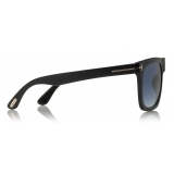 Tom Ford - Morgan Sunglasses - Occhiali Quadrati in Acetato - Nero Blu - FT0513 - Occhiali da Sole - Tom Ford Eyewear