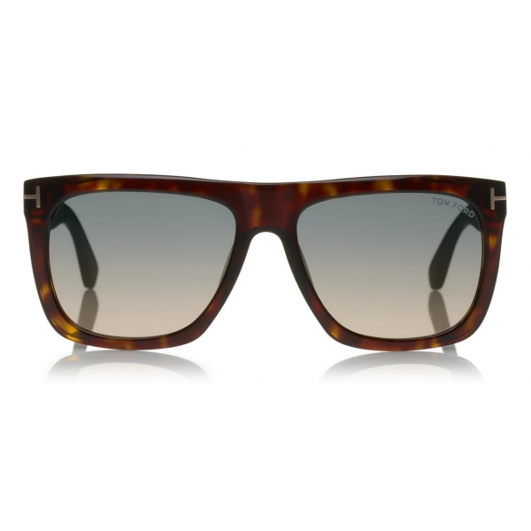 Tom Ford - Morgan Sunglasses - Occhiali Quadrati in Acetato - Havana - FT0513 - Occhiali da Sole - Tom Ford Eyewear