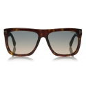 Tom Ford - Morgan Sunglasses - Squared Acetate Sunglasses - Havana - FT0513 - Sunglasses - Tom Ford Eyewear