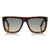 Tom Ford - Morgan Sunglasses - Squared Acetate Sunglasses - Havana - FT0513 - Sunglasses - Tom Ford Eyewear