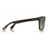 Tom Ford - Morgan Sunglasses - Occhiali Quadrati in Acetato - Havana - FT0513 - Occhiali da Sole - Tom Ford Eyewear