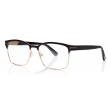 Tom Ford - Square Optical Frame Glasses - Occhiali Quadrati in Metallo - Nero - FT5323 - Occhiali da Vista - Tom Ford Eyewear