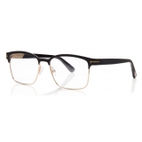 Tom Ford - Square Optical Frame Glasses - Square Metal Glasses - Black - FT5323 - Glasses - Tom Ford Eyewear